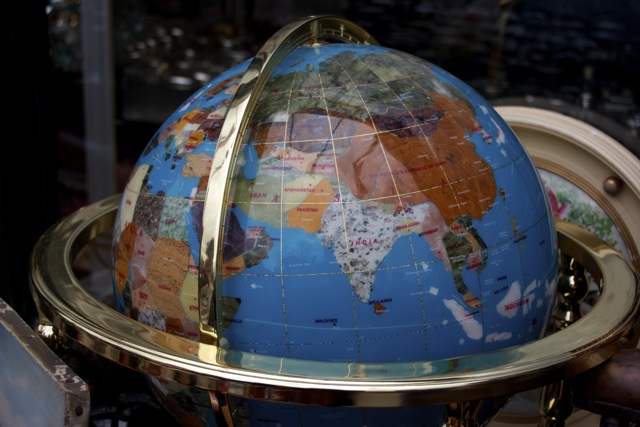 Portobello Market globe for sale globe in Portobello Market