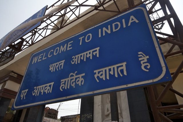 Welcome to India sign Incredible India - Welcome to India sign
