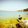 Beach on Mali Iz, Croatia