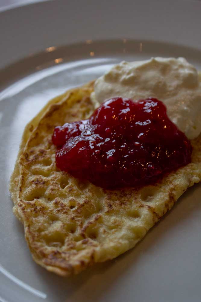 Swedish pancakes in Åre Pancakes in Sweden