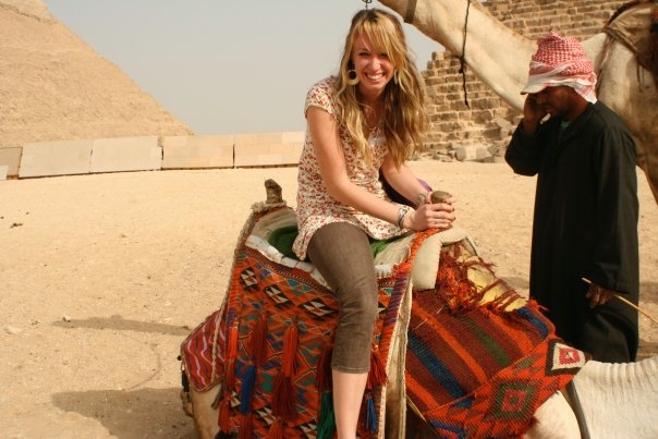 Me and my new friend in Giza Dealing with travel regrets