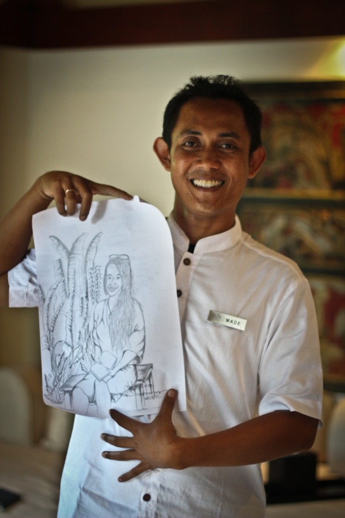 Made at Jimbaran Puri Bali Travel sketches of Bali