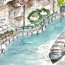 Thailand travel sketch