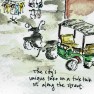 Cambodia travel sketch