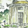 Cambodia travel sketch