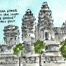 Travel sketch Cambodia