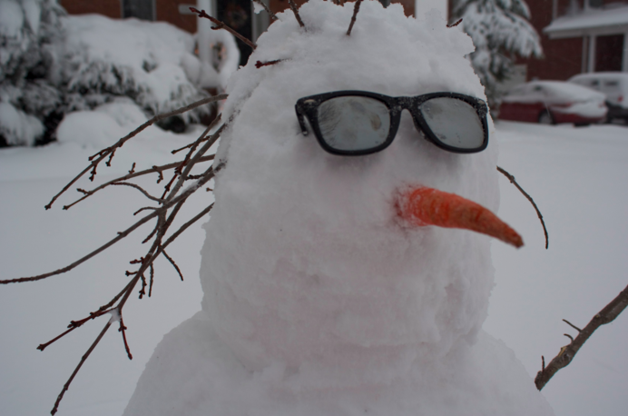 Let’s build a snowman: Five things today’s snowfall taught me.