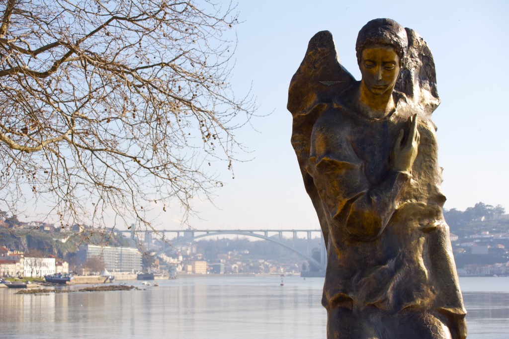 Angel statue in Portugal