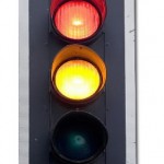 Red and yellow traffic light