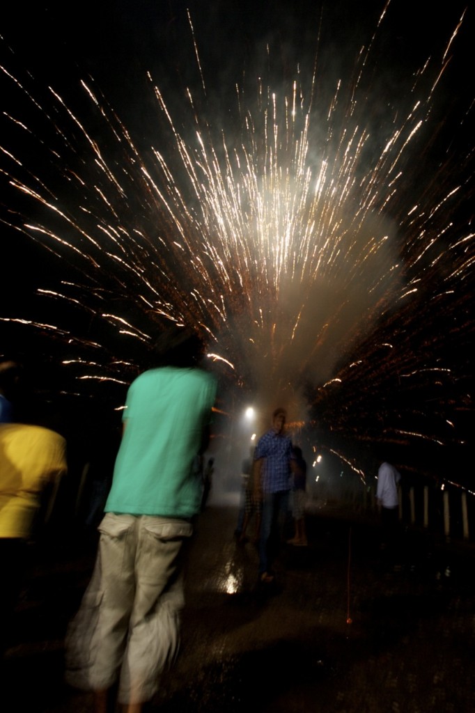 Fireworks for Diwali in India