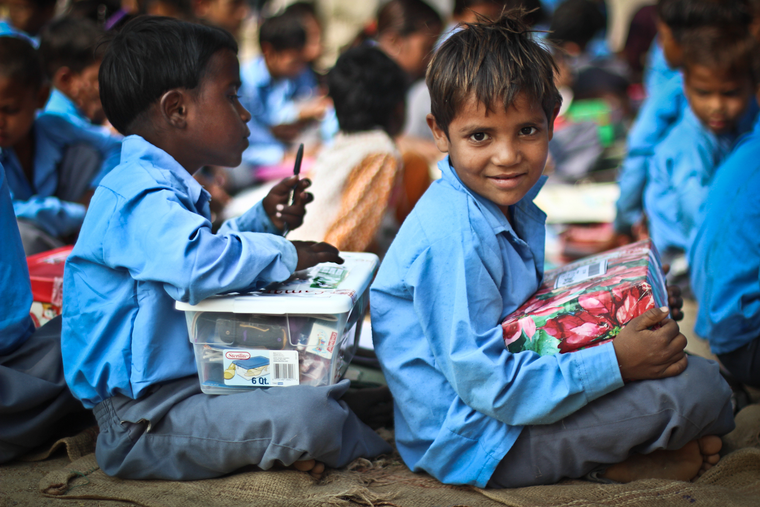 Operation Christmas Child in action: A full-circle moment in India.