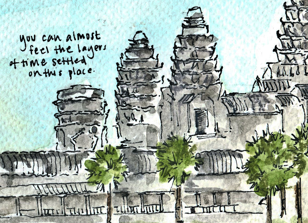 Sketching Cambodia: On discovery and sharing in the wonder of Angkor Wat.