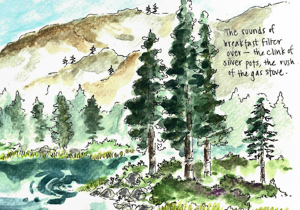Travel sketch of the month: August edition.