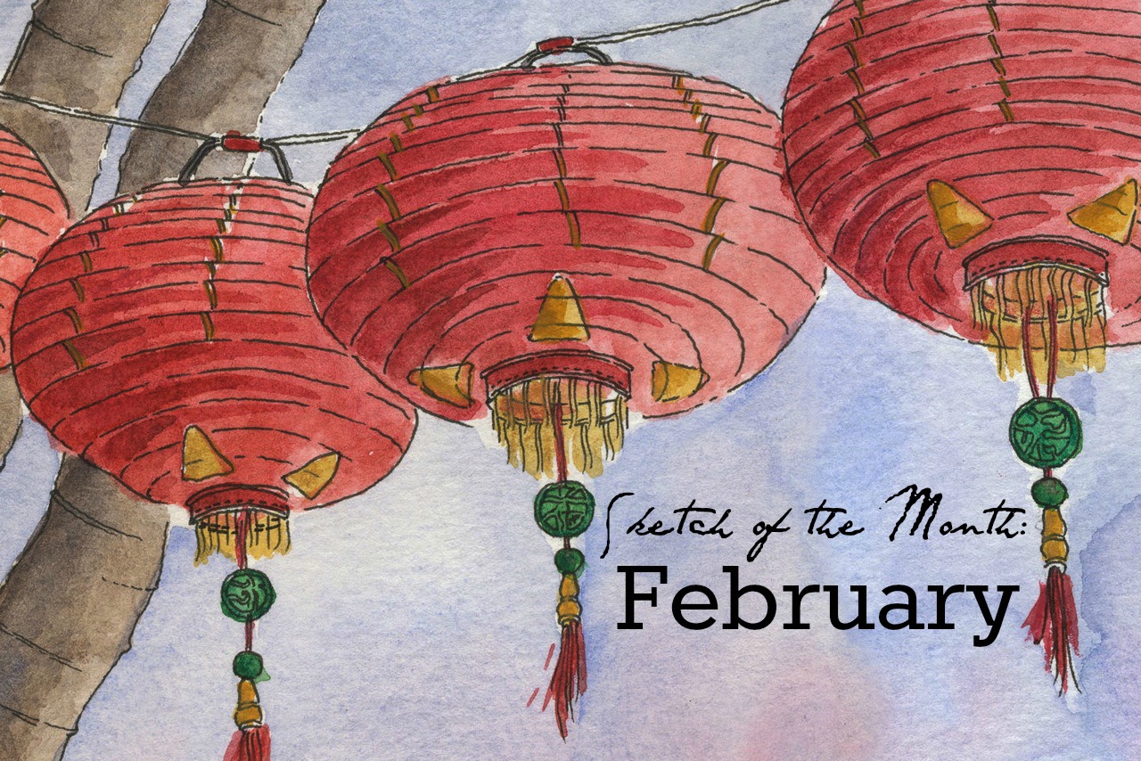Sketch of the month: February edition.