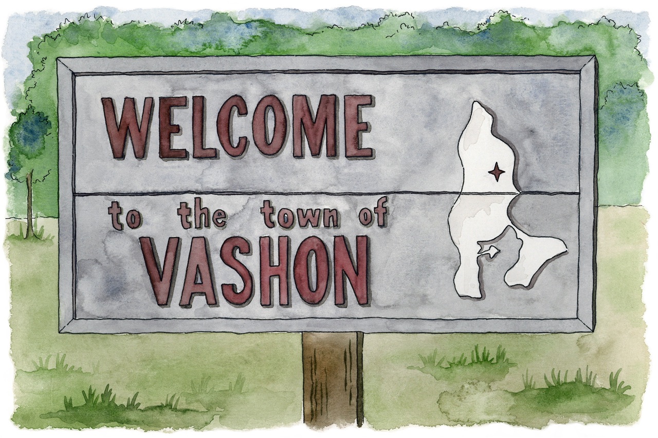 An illustrated love letter to Vashon Island