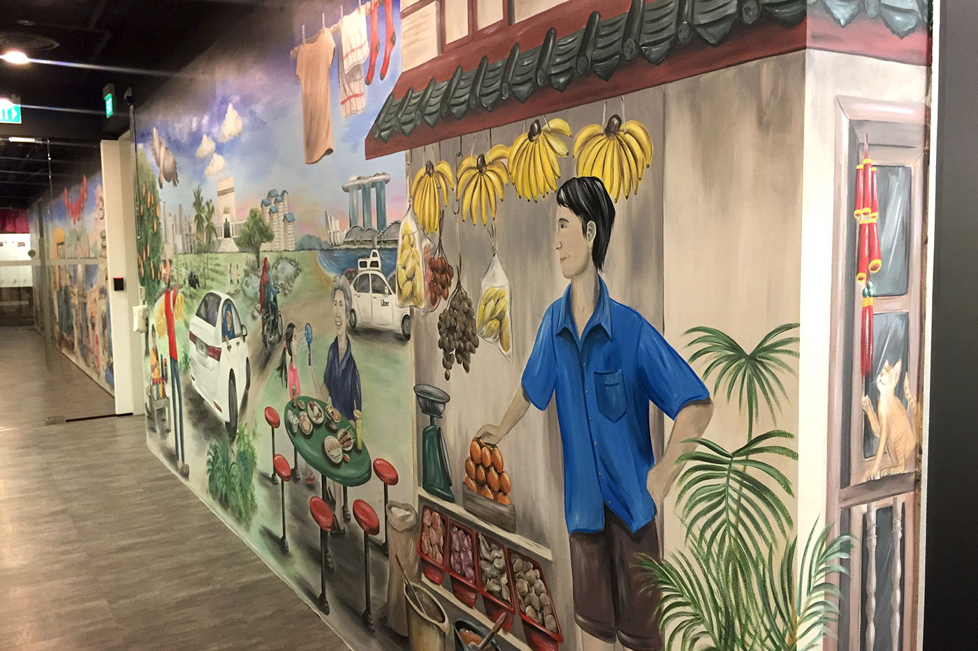 large-scale mural